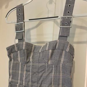 WeWoreWhat Gray Jumpsuit